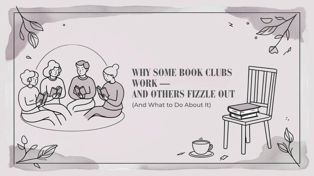 group of book club members reading together