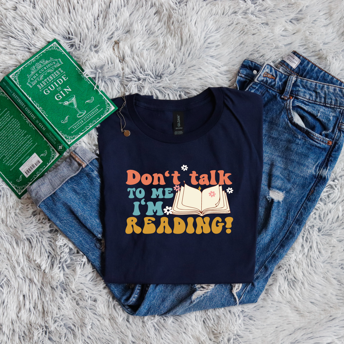 Don't talk to me I'm reading!