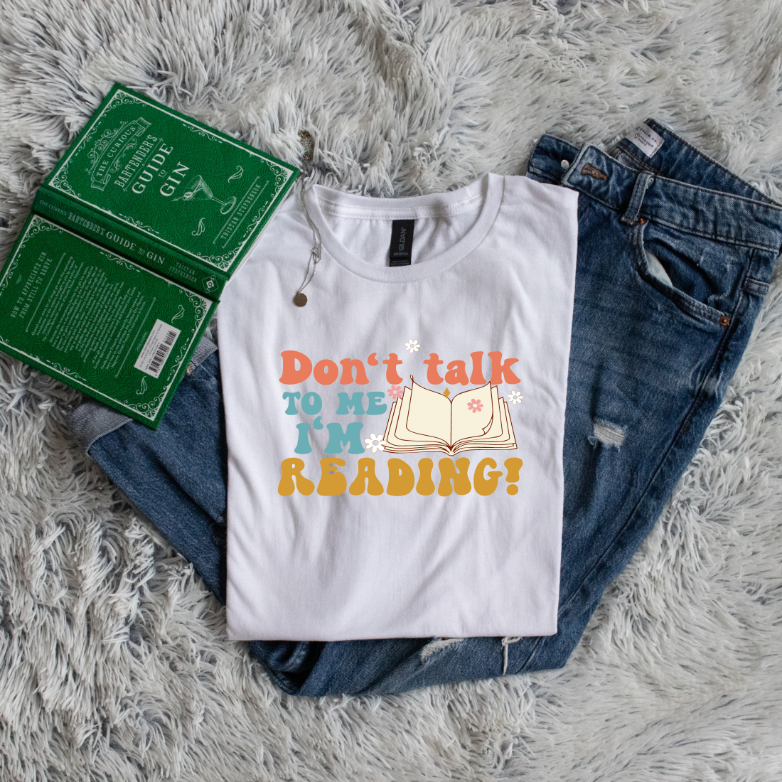 Don't talk to me I'm reading!