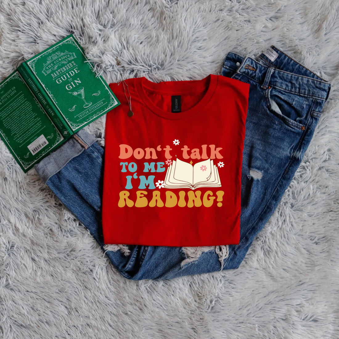 Don't talk to me I'm reading!