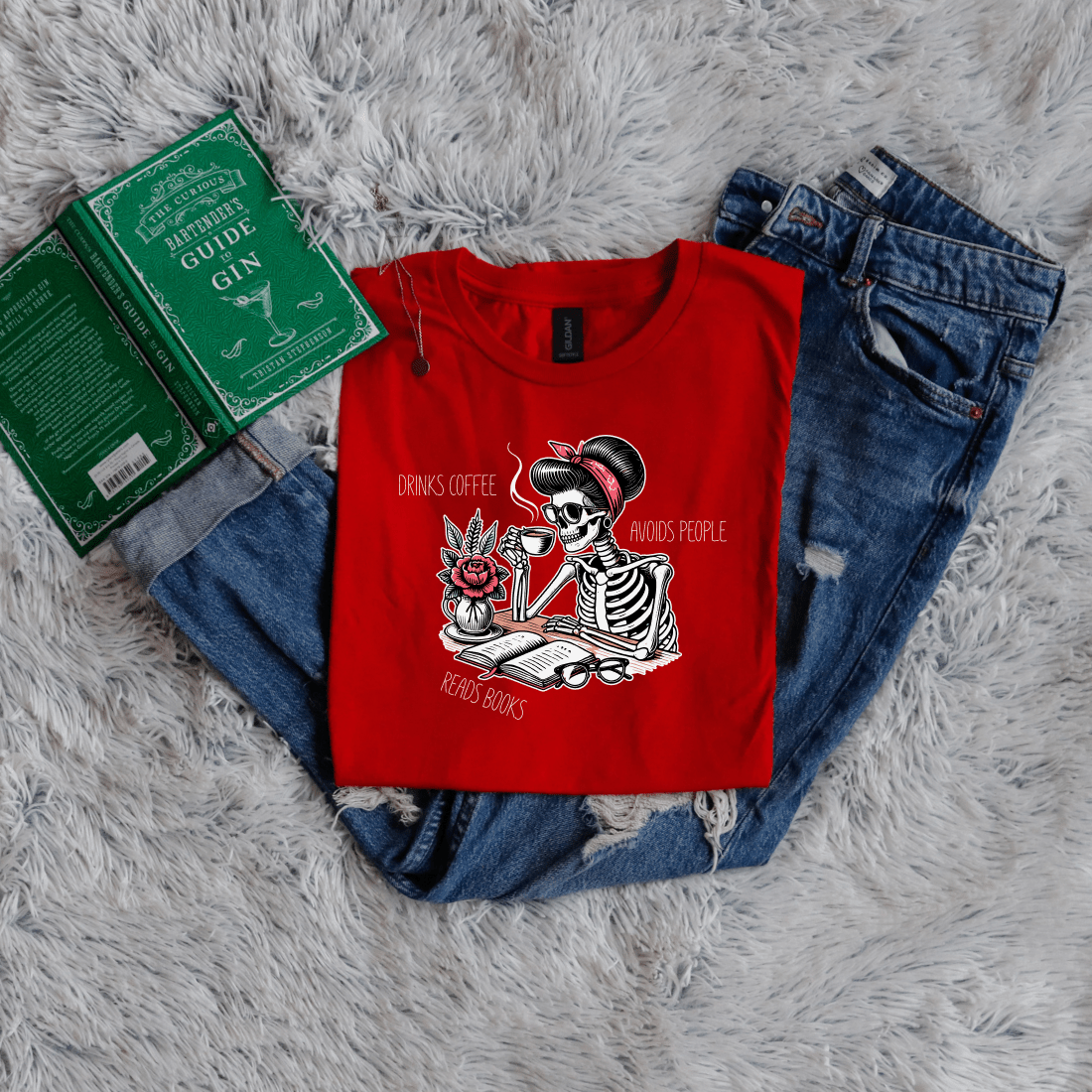 Drinks coffee, avoids people, reads books - Bookish Wardrobe