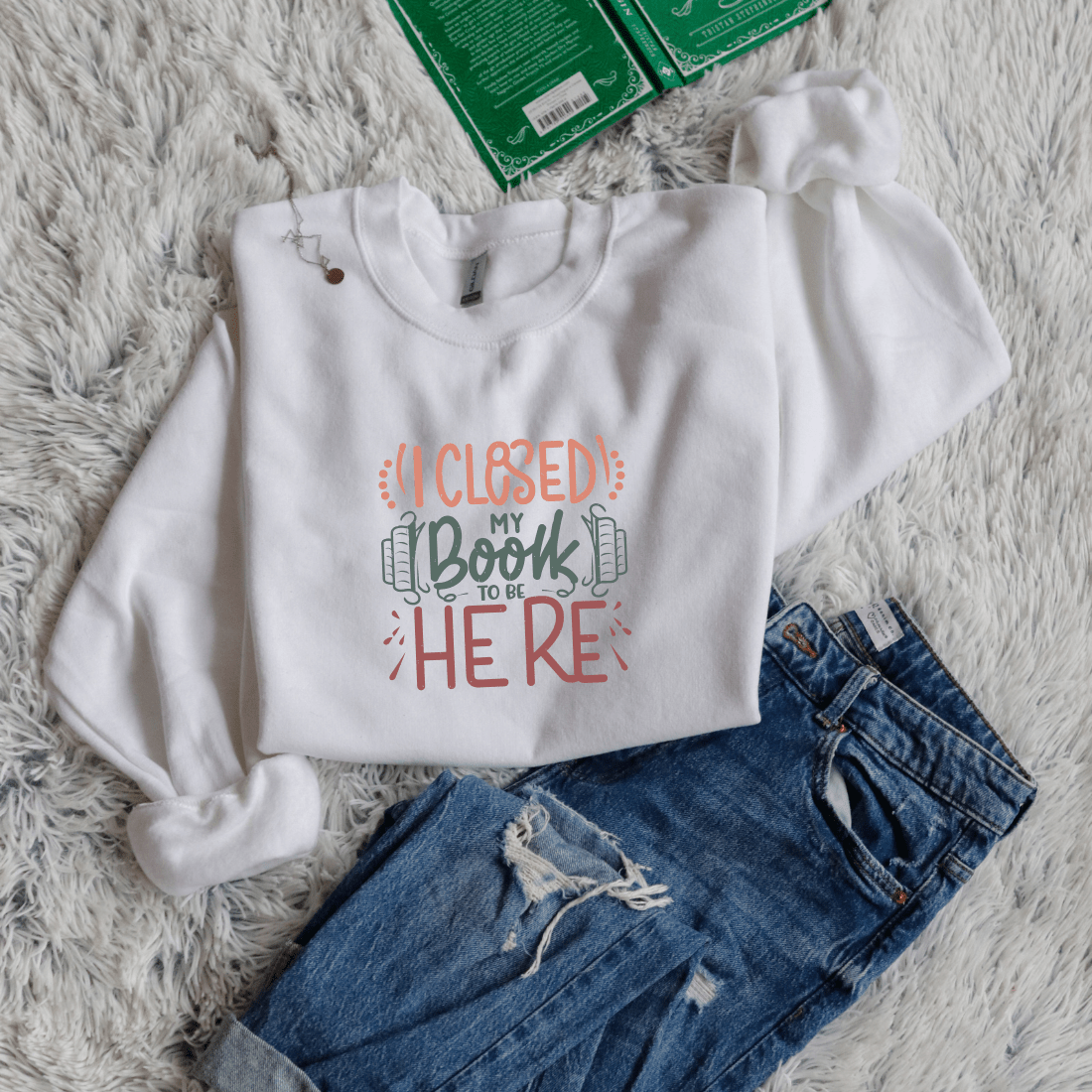 I Closed My Book to Be Here - Bookish Wardrobe