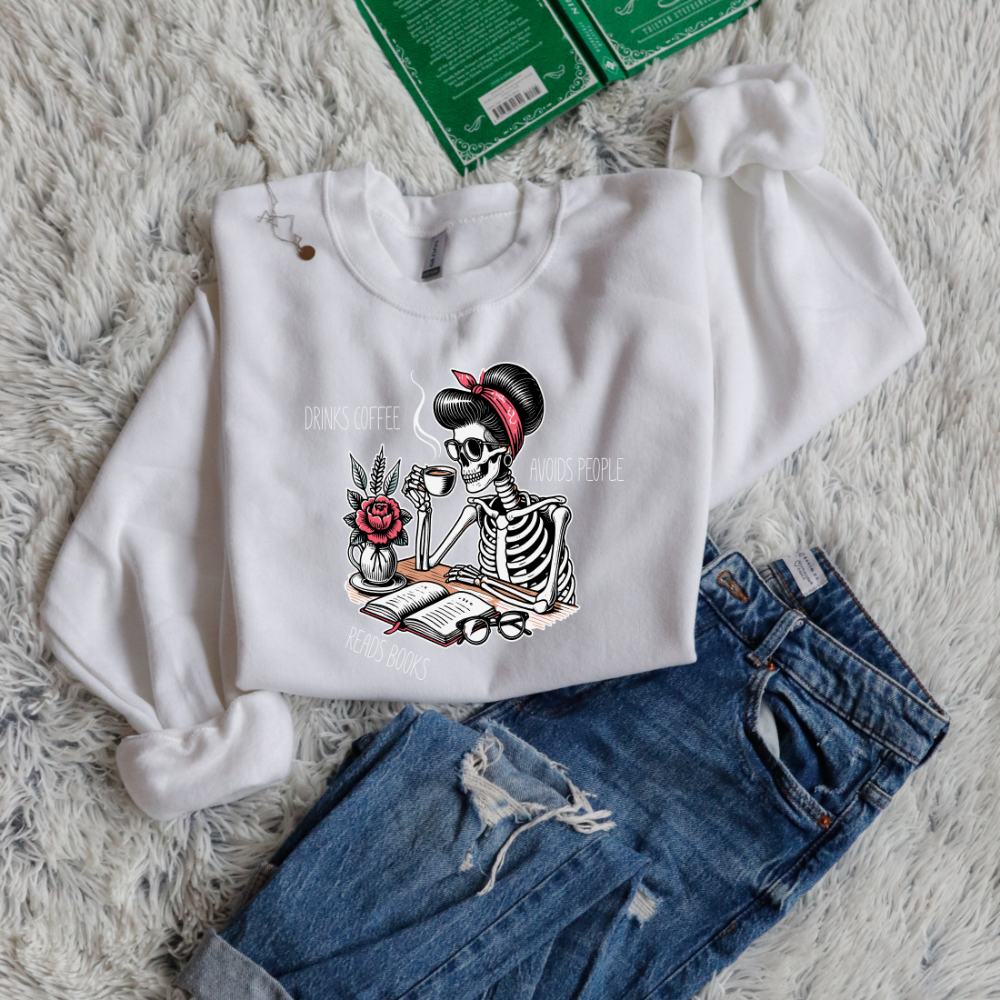 Drinks Coffee, Avoids People, Reads Books