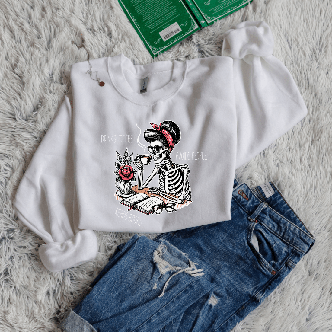 Drinks Coffee, Avoids People, Reads Books - Bookish Wardrobe