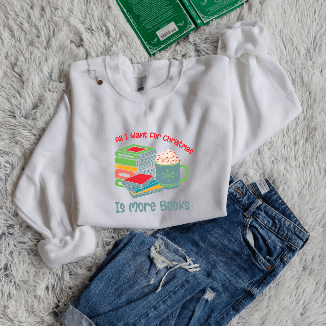 All I Want for Christmas Is More Books - Bookish Wardrobe