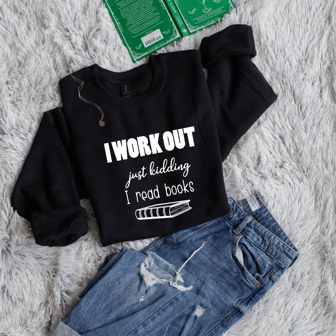 I Work Out Just Kidding - Bookish Wardrobe