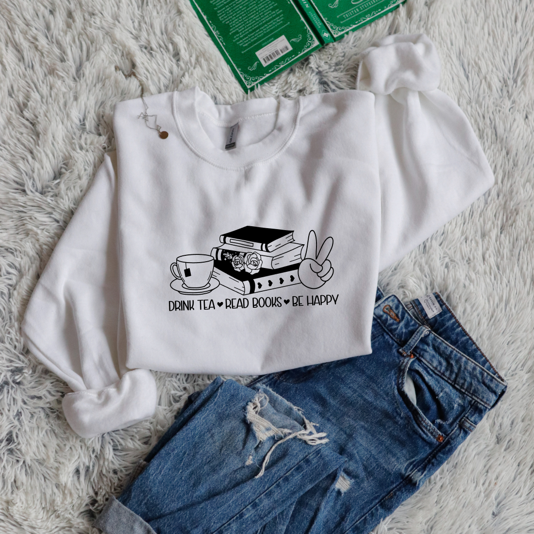 Drink Tea Read Books Be Happy