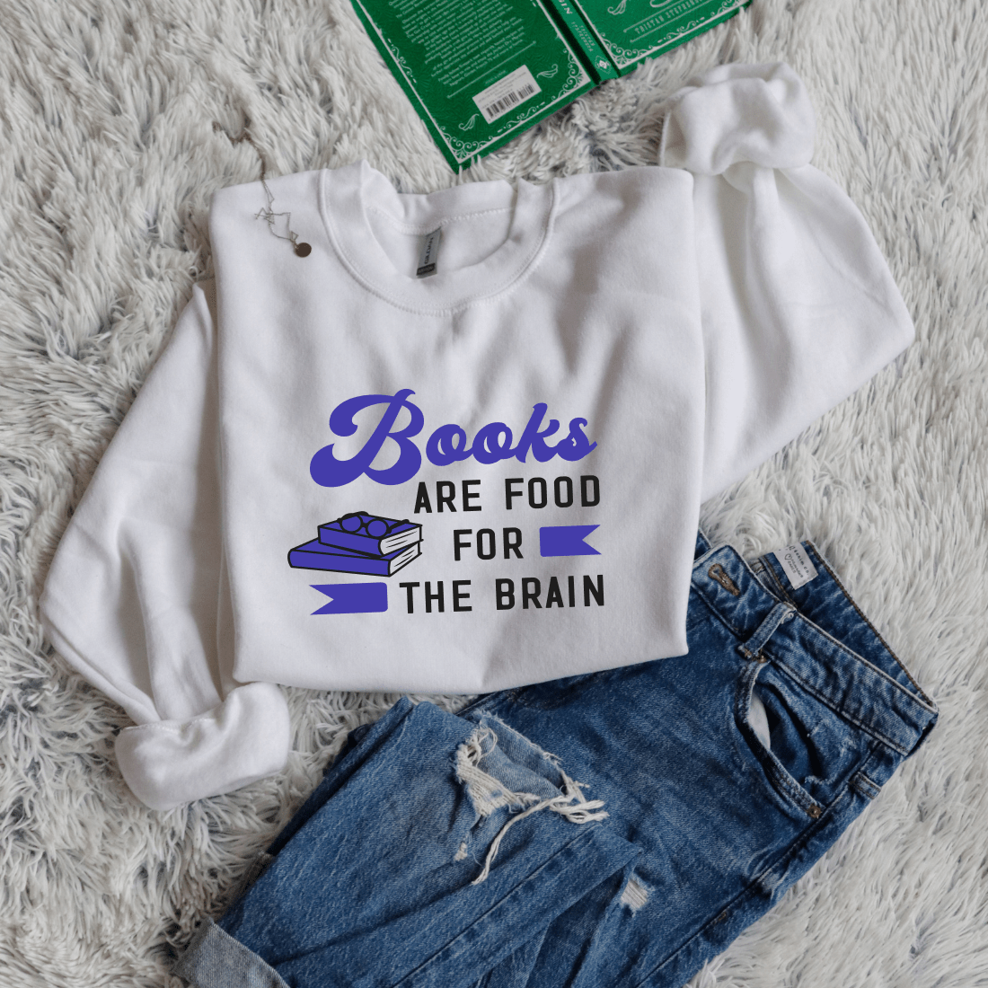 Books Are Food for the Brain - Bookish Wardrobe