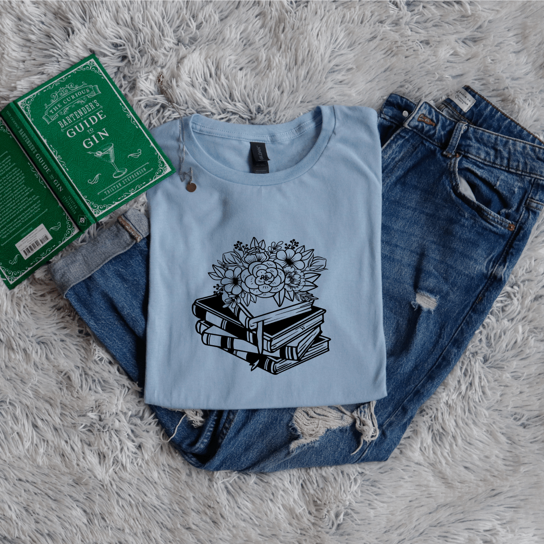 Books With Flowers - Bookish Wardrobe