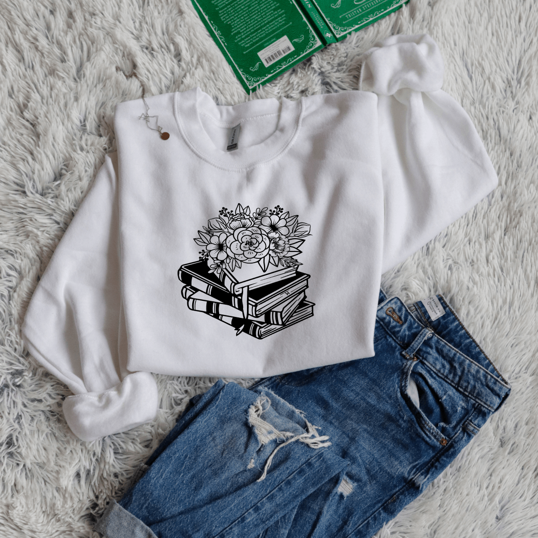 Books With Flowers - Bookish Wardrobe