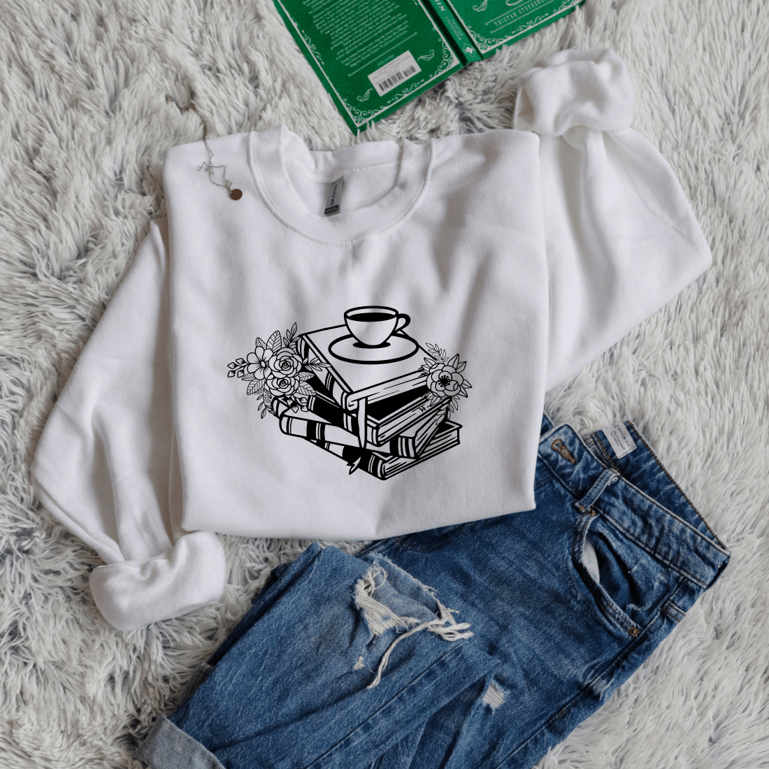 Books Flowers Coffee - Bookish Wardrobe