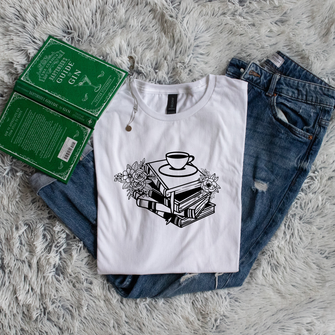 Books Flowers Coffee
