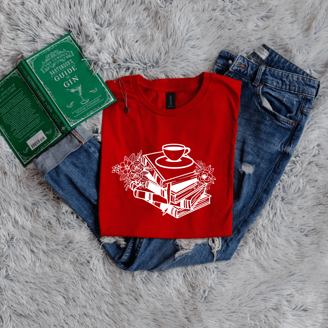Books Flowers Coffee - Bookish Wardrobe