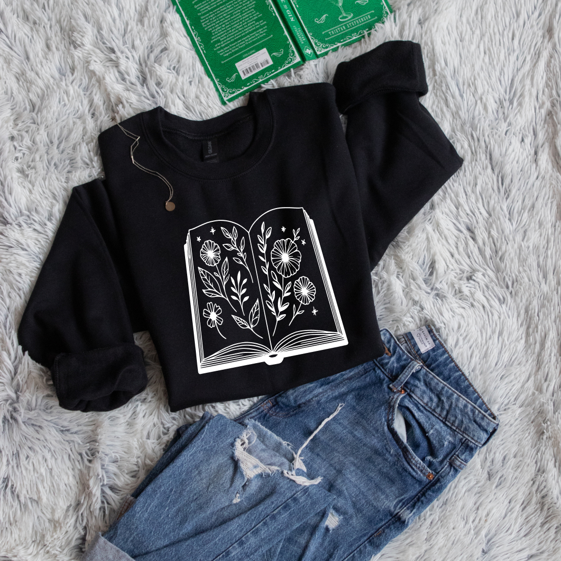 Flowers in Book