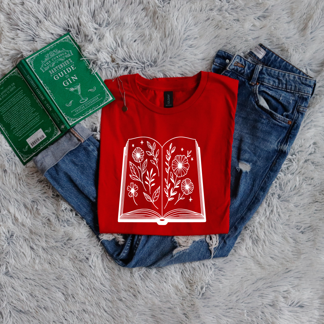 Flowers in Book