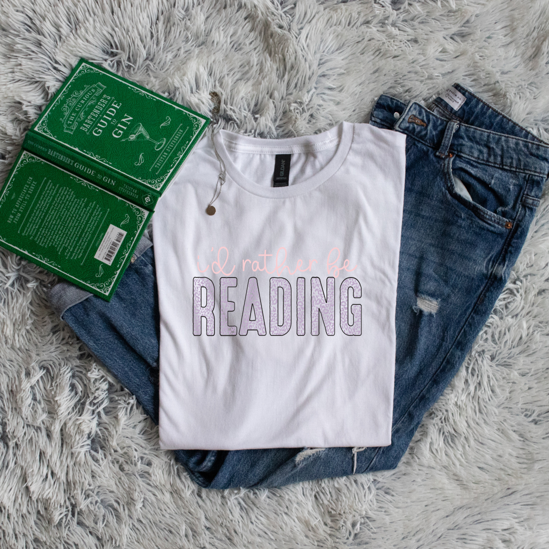 I'd rather be READING panther pattern
