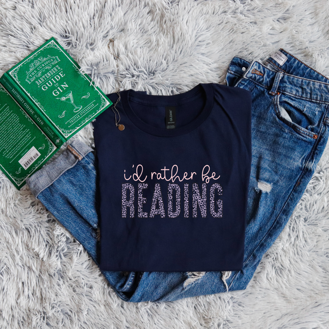 I'd rather be READING panther pattern