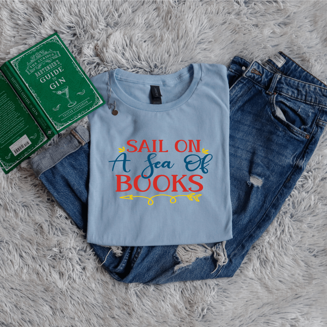 Sail on a sea of books - Bookish Wardrobe