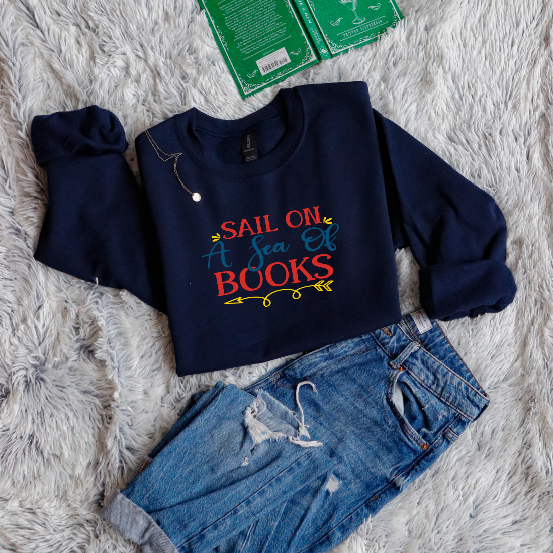 Sail on a sea of books