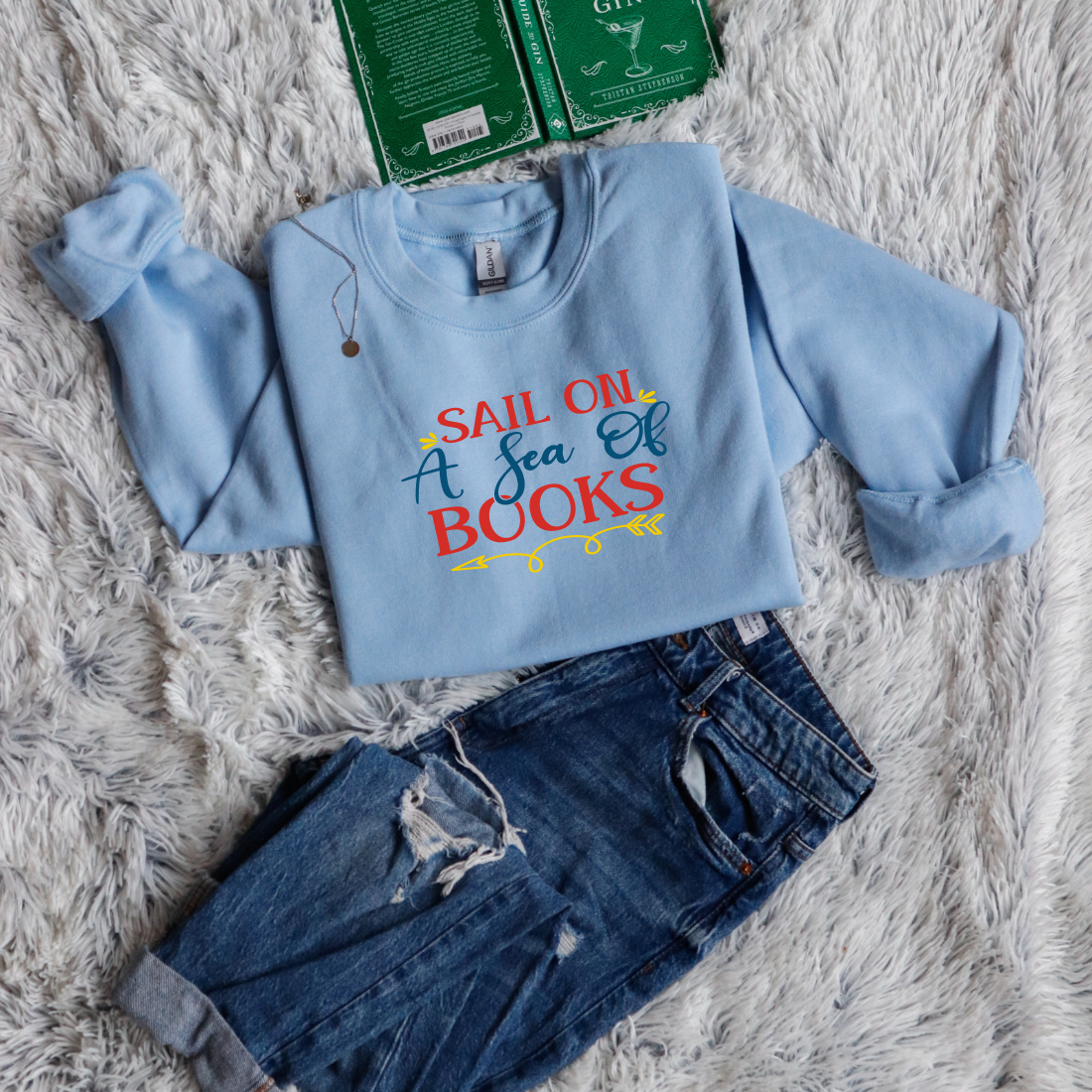Sail on a sea of books