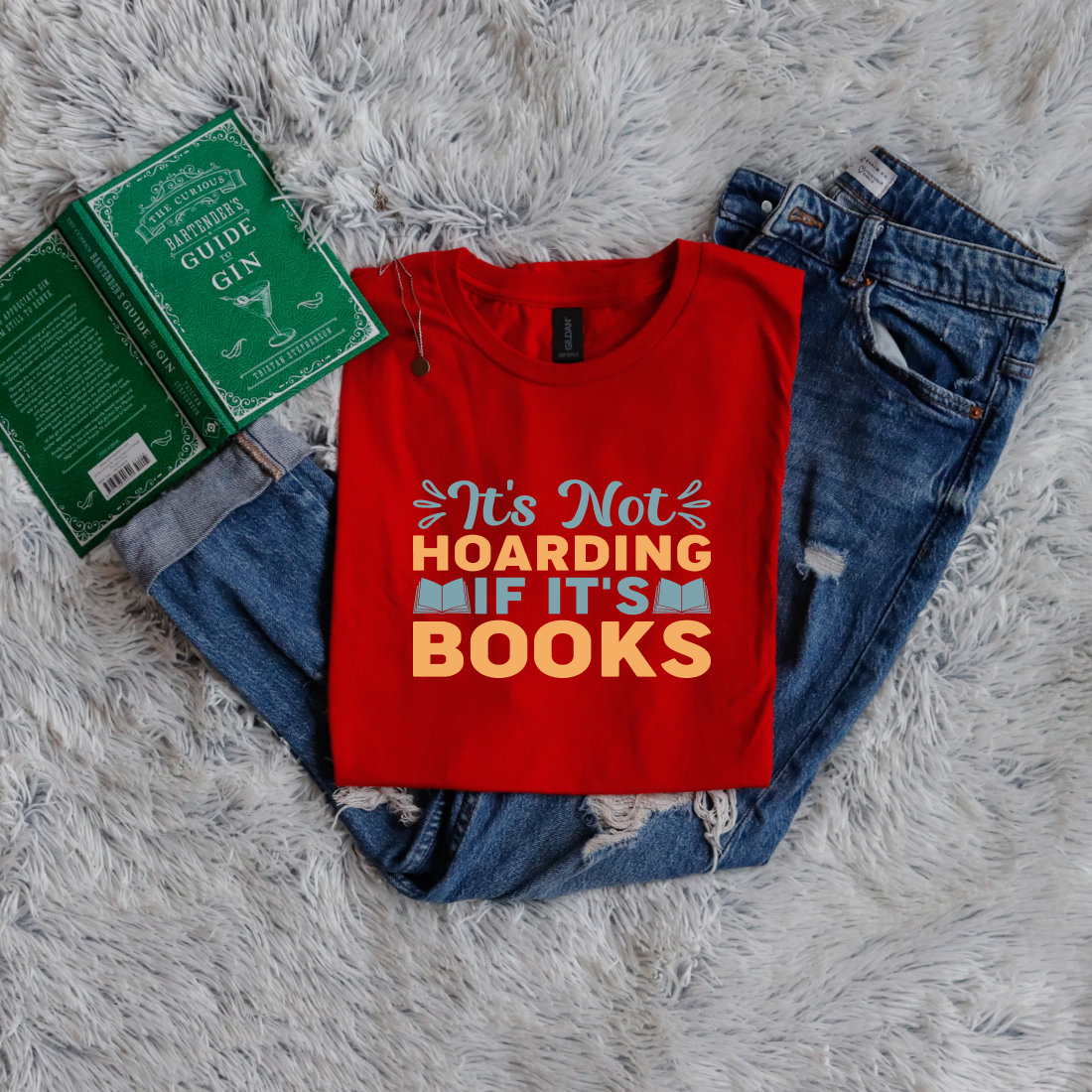 It's not hoarding if it's books yellow green