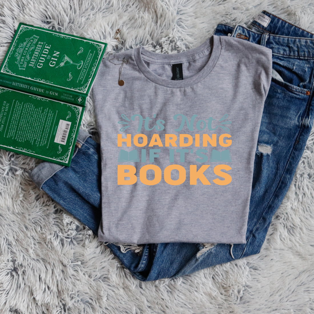 It's not hoarding if it's books yellow green