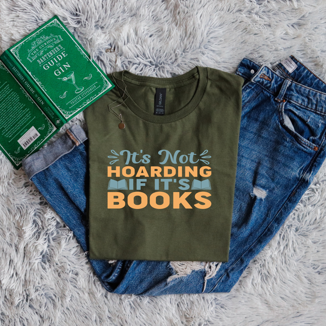 It's not hoarding if it's books yellow green