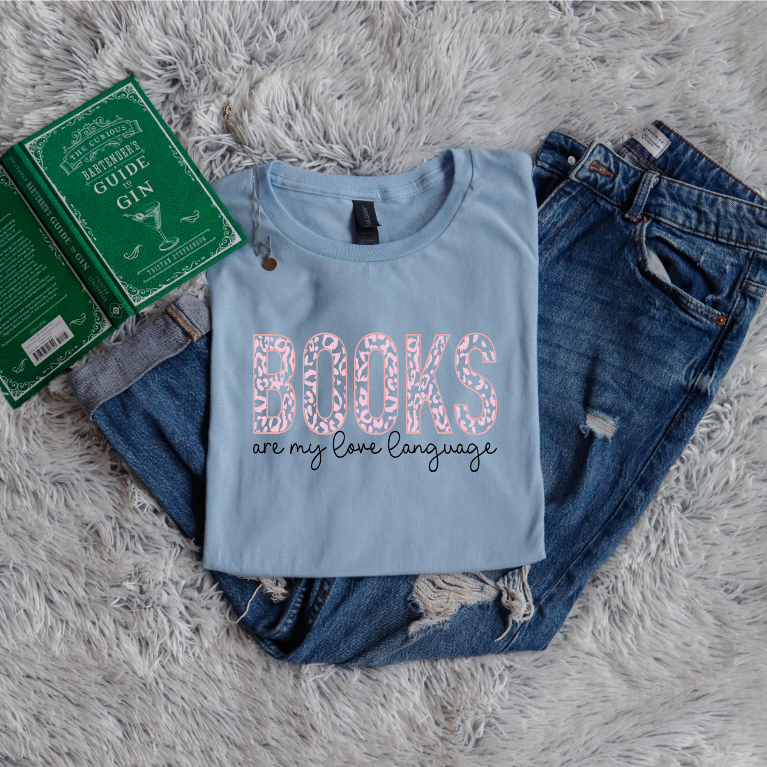 Books are my love language panther pattern