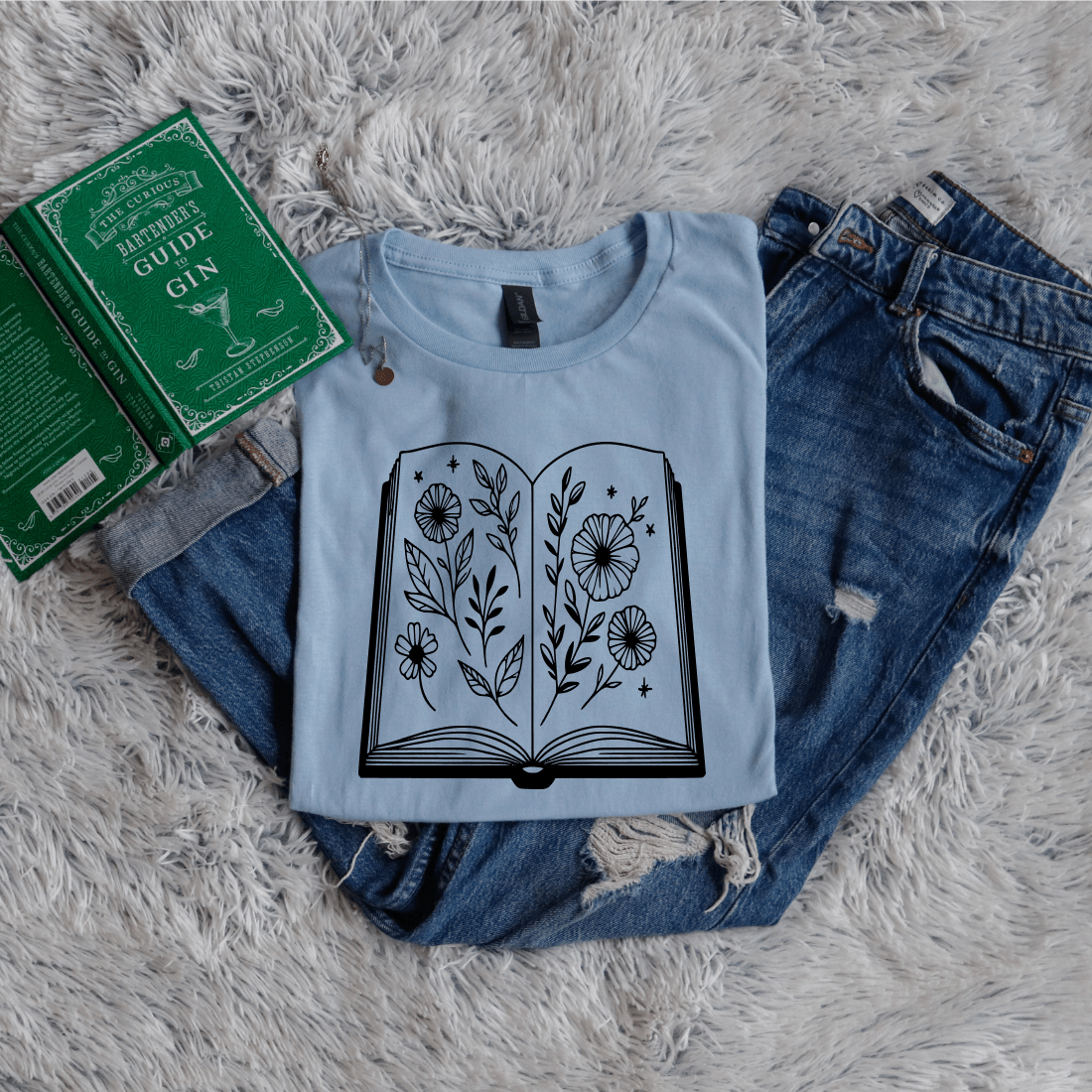 Flowers in Book - Bookish Wardrobe
