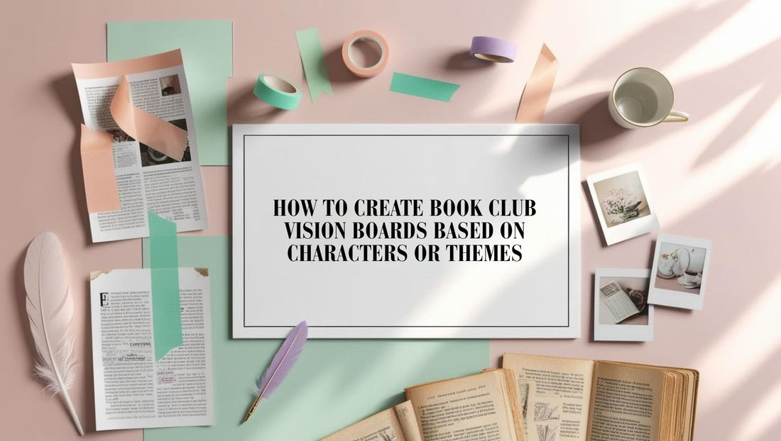 How to Create Book Club Vision Boards Based on Characters or Themes - Bookish Wardrobe
