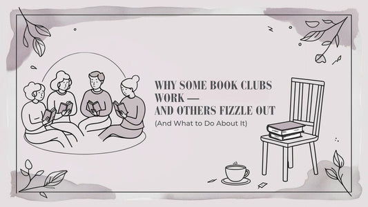 group of book club members reading together