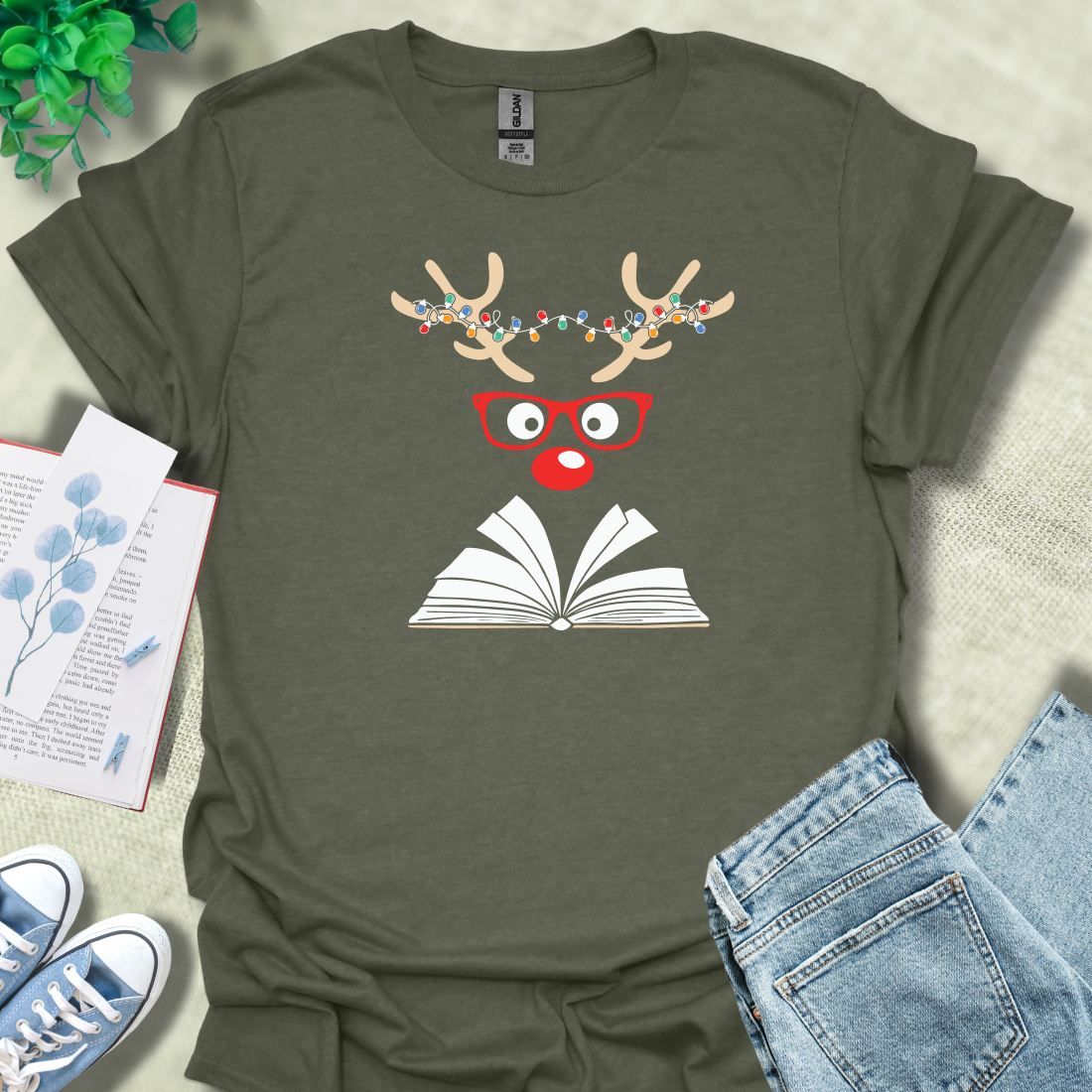 Book - Christmas - reindeer