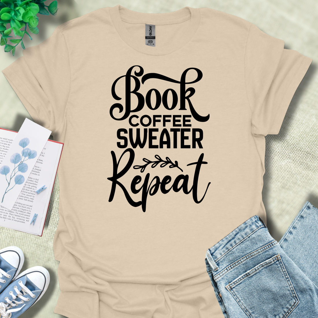 Book - Coffee - Sweater - Repeat