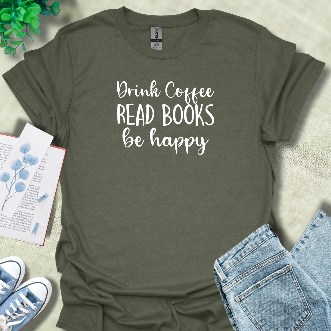 Drink coffee - Read books - Be happy