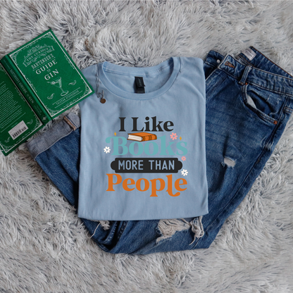 I like books more than people