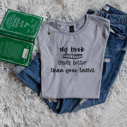 My book smells better than your tablet