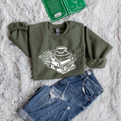 Books Flowers Coffee