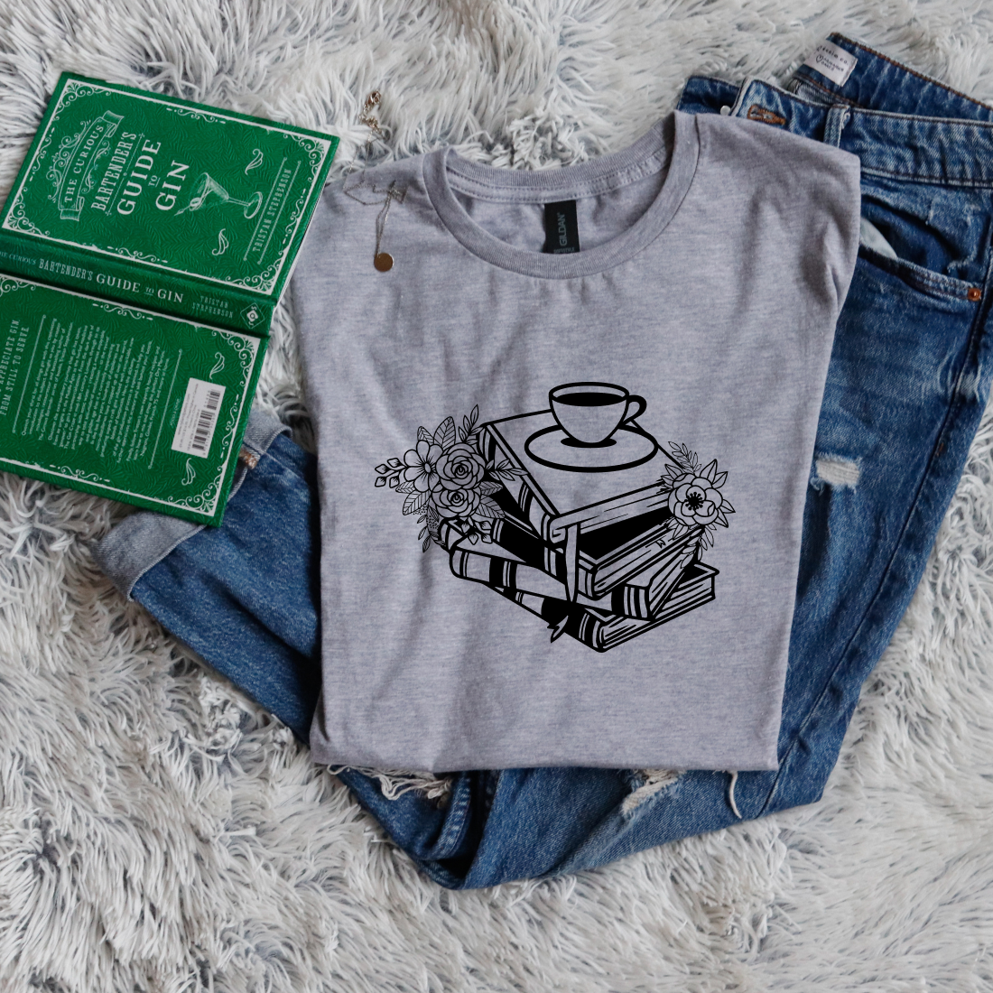 Books Flowers Coffee