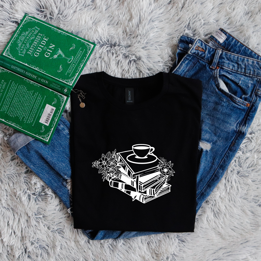 Books Flowers Coffee