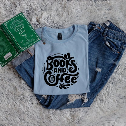 Books and coffee circle style