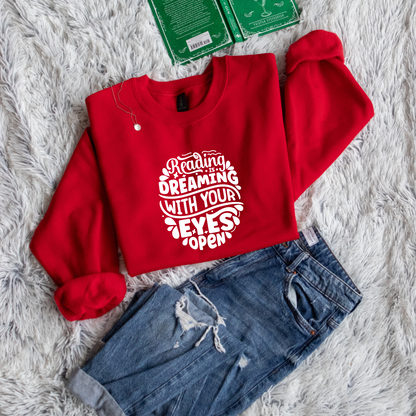 Reading is dreaming with your eyes open circle style
