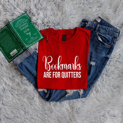 Bookmarks are for quitters handwritten