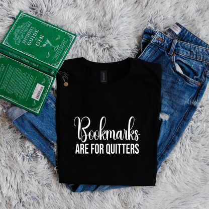 Bookmarks are for quitters handwritten