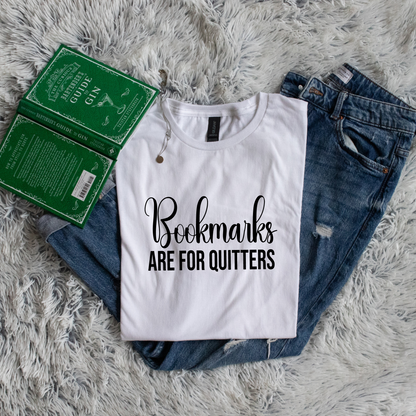 Bookmarks are for quitters handwritten
