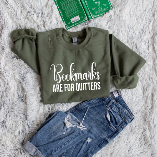 Bookmarks are for quitters handwritten