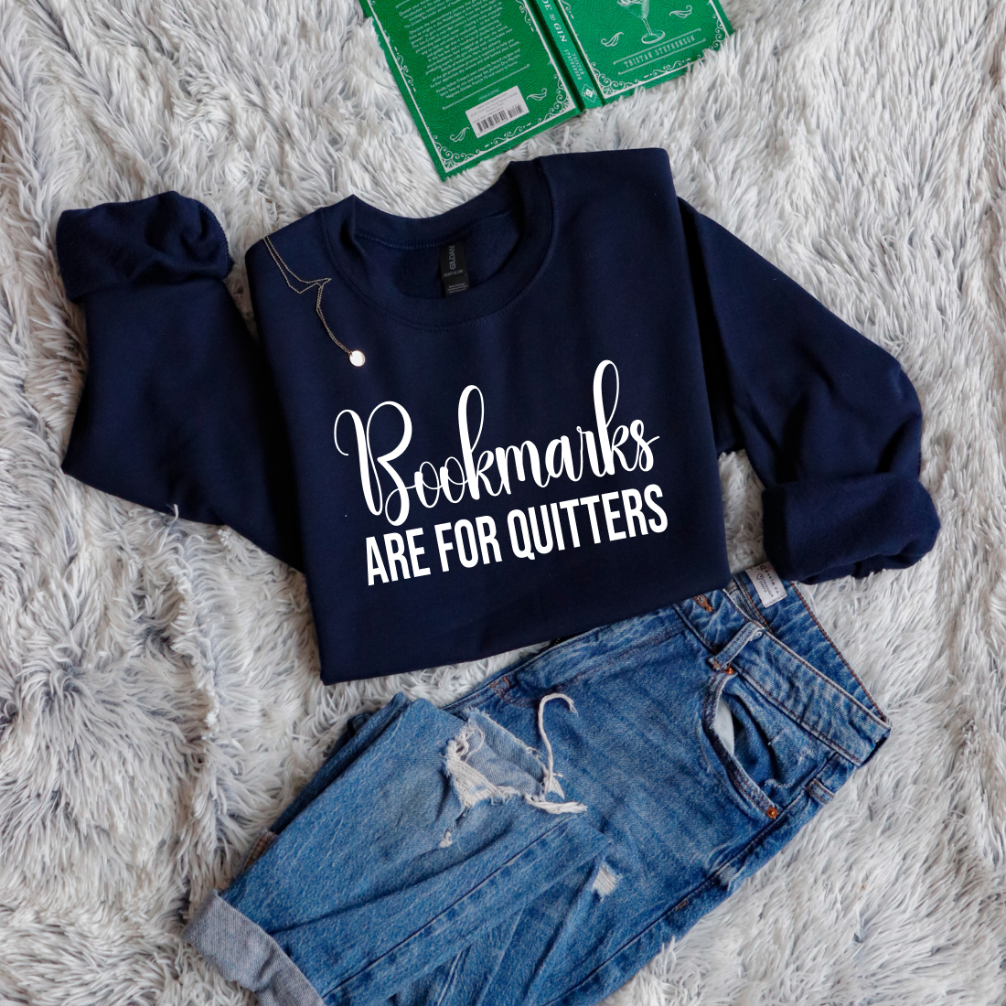 Bookmarks are for quitters handwritten
