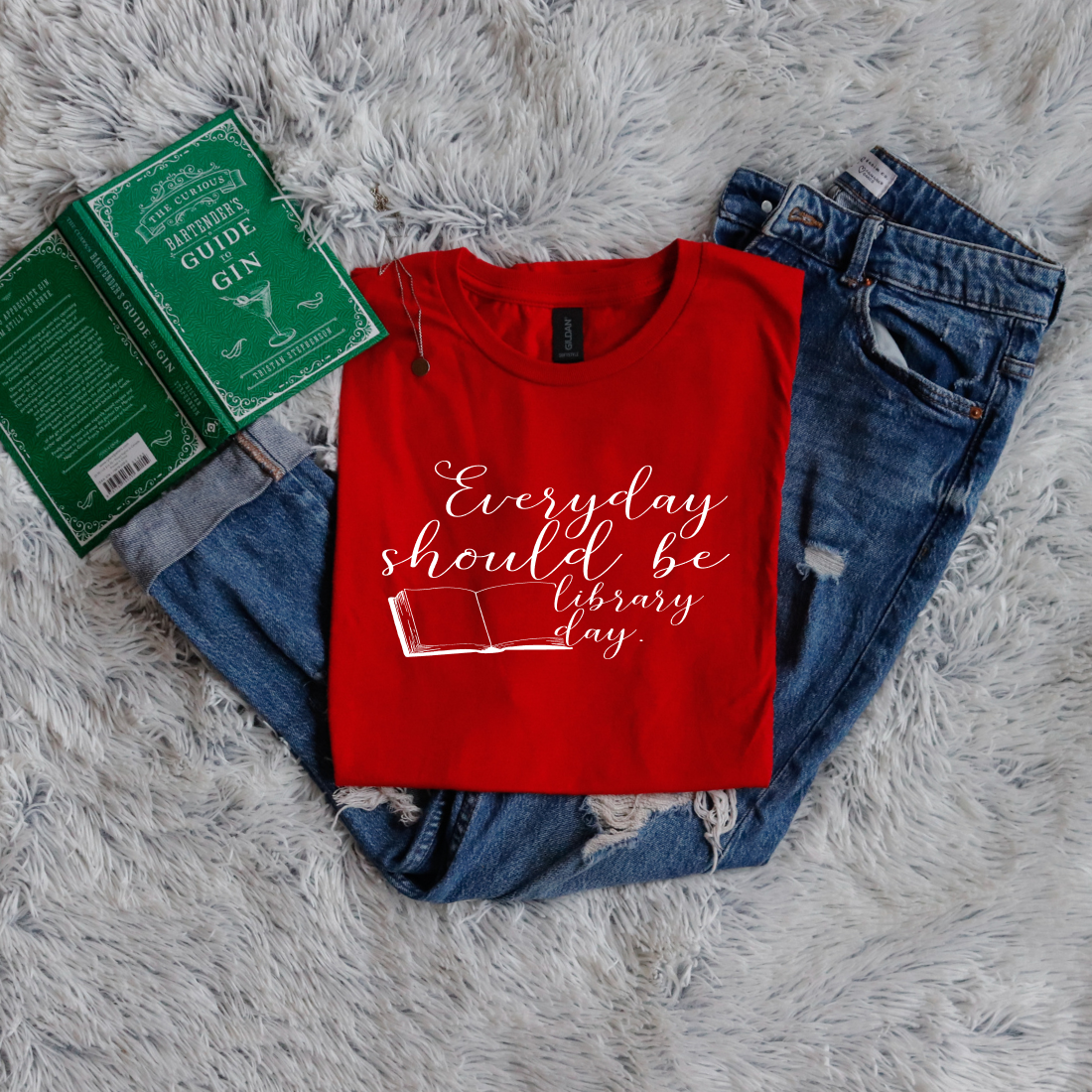 Everyday should be library day handwritten