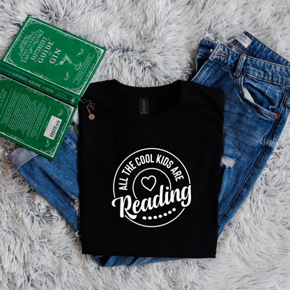 All the Cool Kids Are Reading Heart Circle Style