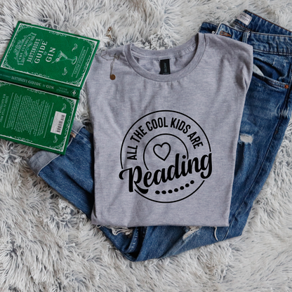 All the Cool Kids Are Reading Heart Circle Style