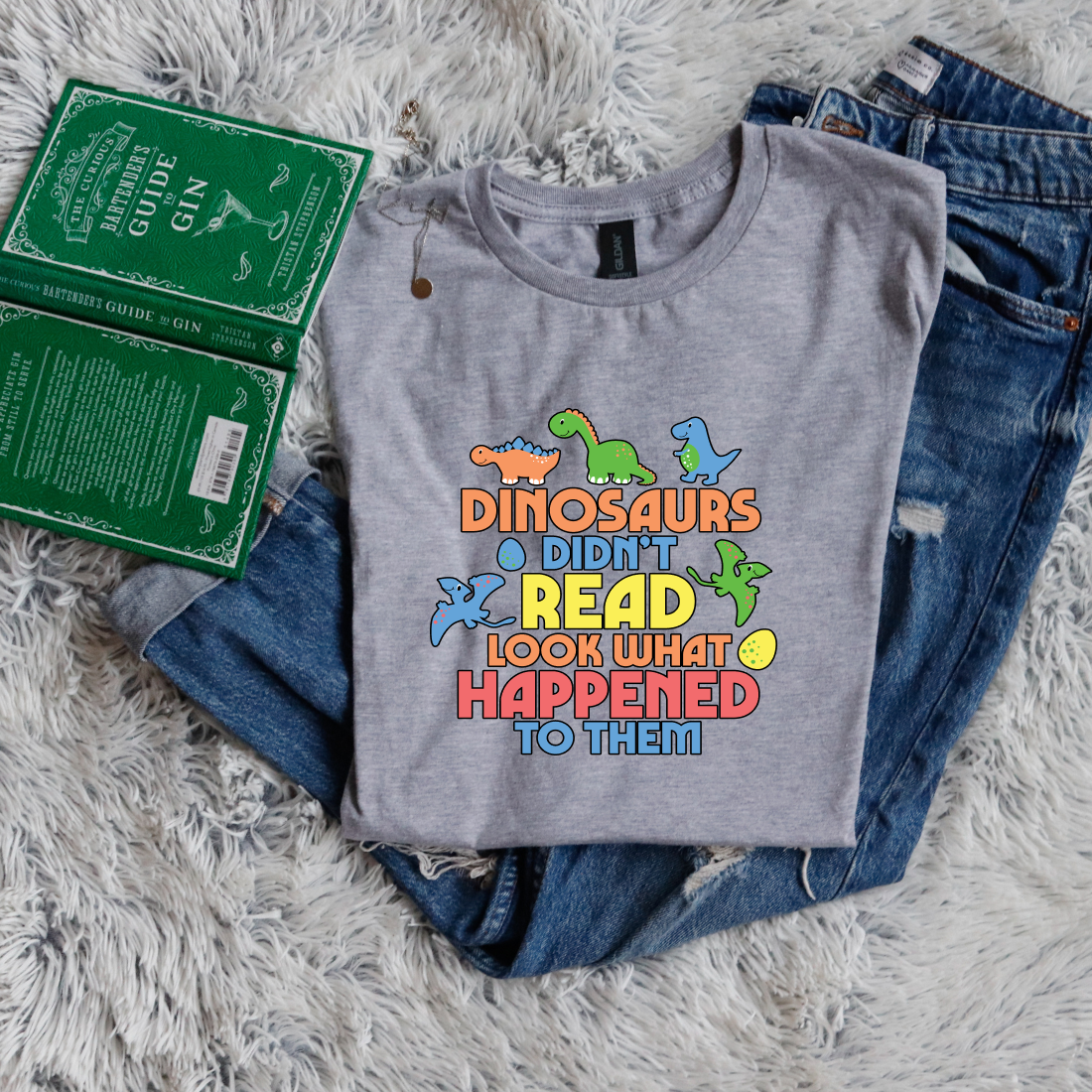 Dinosaurs didn't read look what happened to them